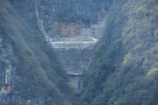 三峡白帝城瞿塘峡