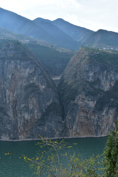 三峡白帝城瞿塘峡