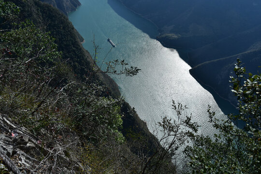 三峡白帝城瞿塘峡