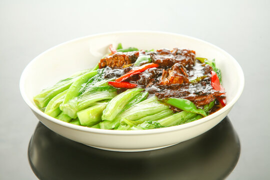 豆豉鯪魚油麥菜
