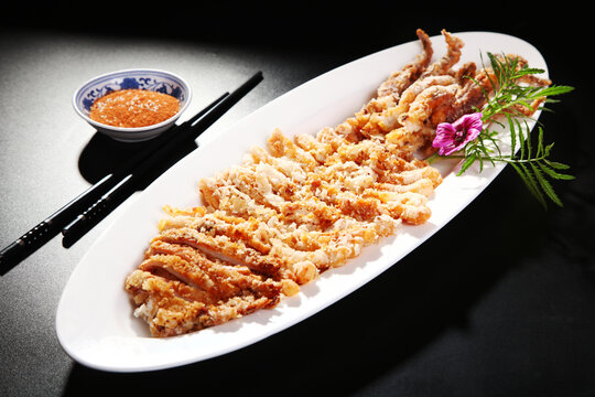 蒜香魷魚