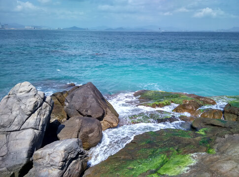 蜈支洲岛的海景