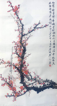 國(guó)畫梅花