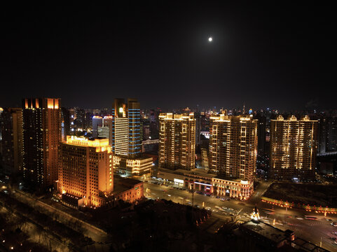 哈尔滨城市夜景