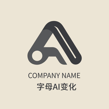 字母AI标志LOGO