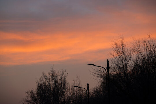 夕阳天空