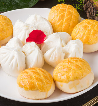 菠蘿包豆沙包