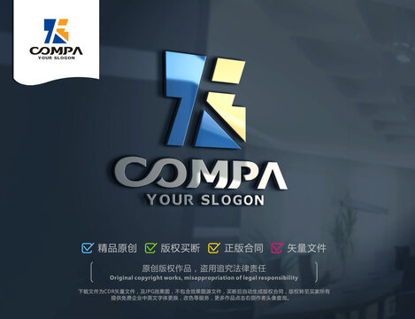 ZK字母LOGO設(shè)計