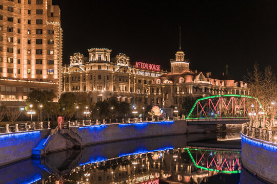 横店影视城梦外滩夜景