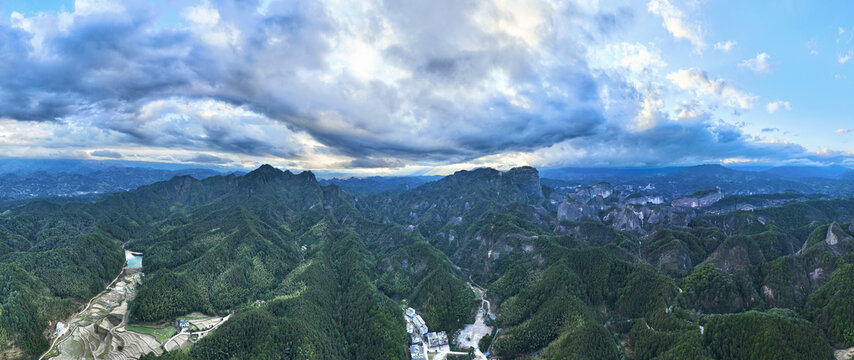 湖南崀山风光全景