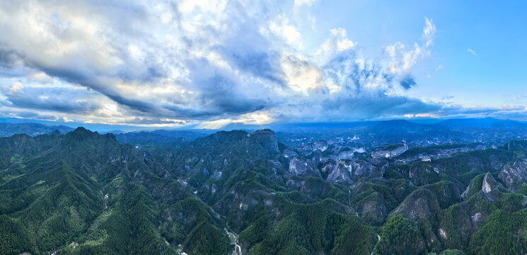 湖南崀山风光全景