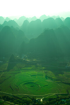 万峰林八卦田