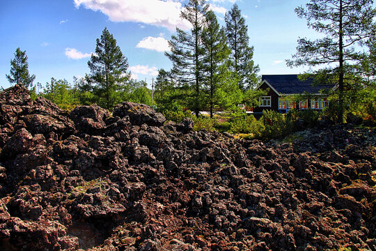 阿尔山石塘林火山岩