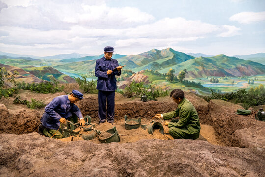 辽宁考古青铜场景