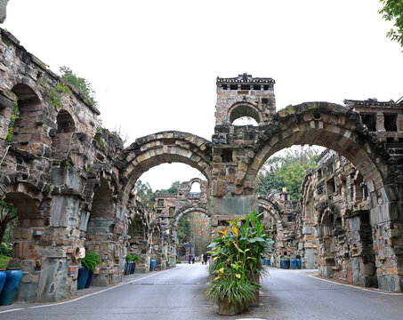 四川美术学院景观大门