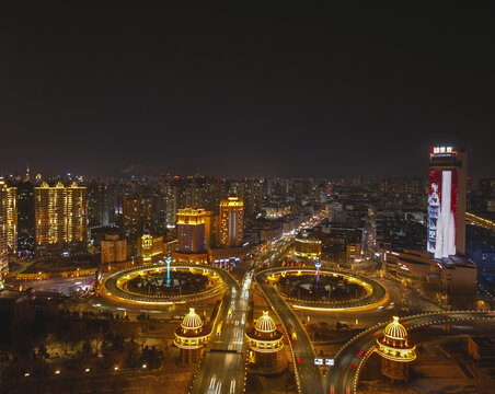 哈尔滨城市夜景7