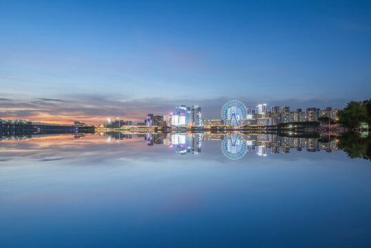 深圳宝安欢乐港湾夜景