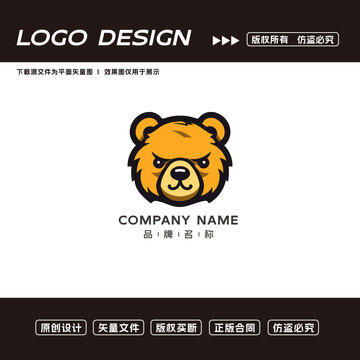 熊logo标志