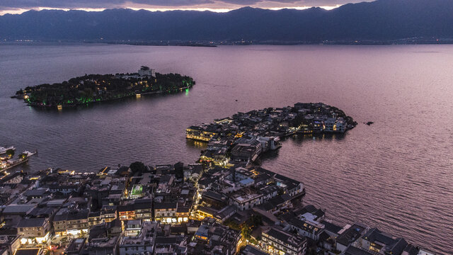 双廊古镇夜景