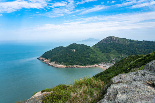 温岭石塘大坑沙村景区沙滩