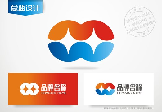 古钱币logo金融公司标志