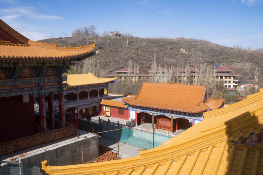 清泉寺建筑俯瞰