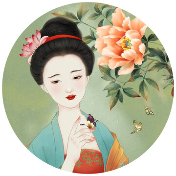 古風(fēng)仕女圖