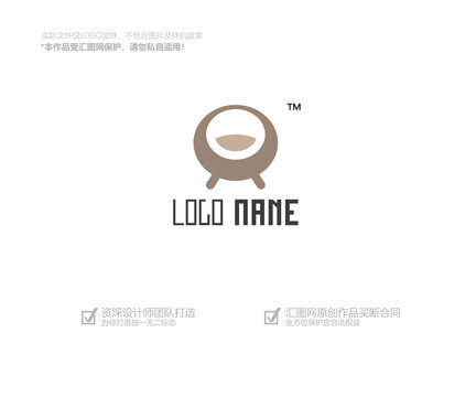 躺椅logo设计