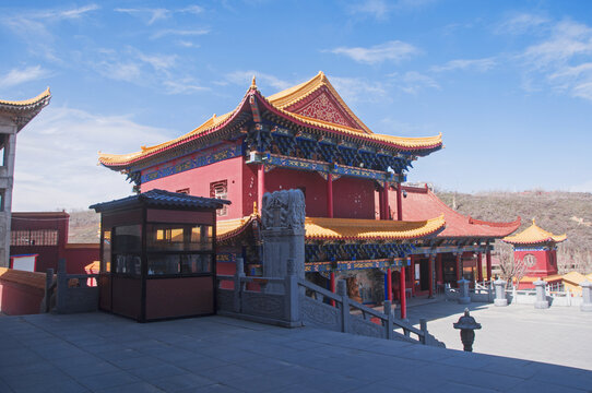 乌鲁木齐清泉寺建筑掠影