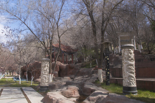 水磨沟公园风景