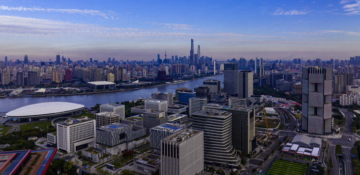 上海天际线全景