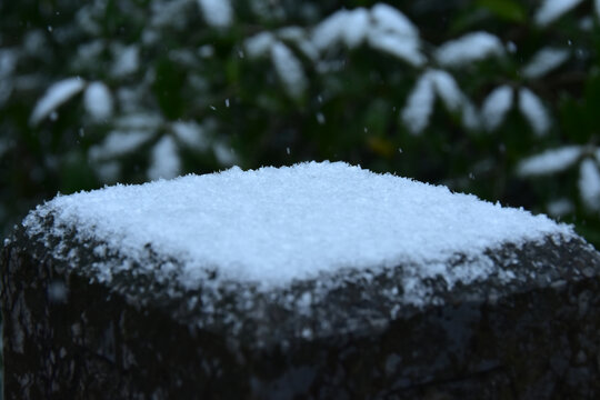 2024年下雪的桂林兴安灵渠