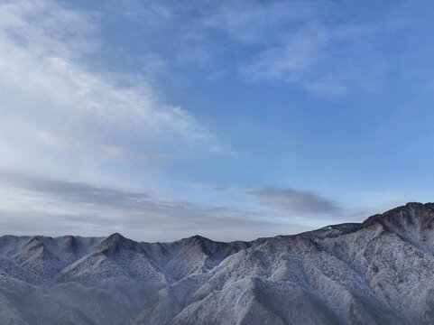 秦岭雪景