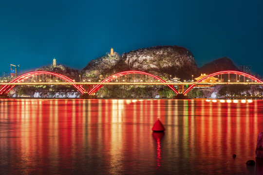 柳州文惠桥夜景