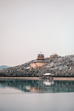 颐和园雪景