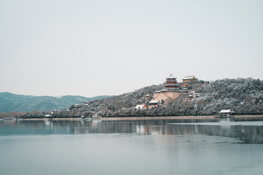 颐和园雪景