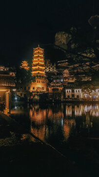 美丽的夜景