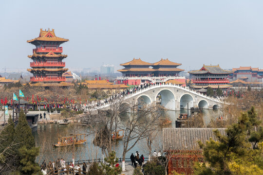 清明上河园俯瞰全景