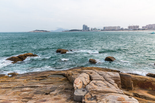 福建漳州东山岛风动石景区