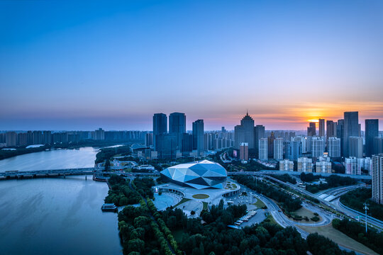 中国辽宁沈阳五里河公园城市建筑