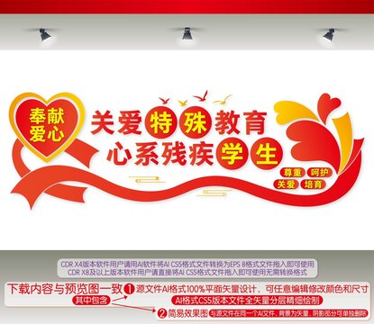 特殊學校教育文化墻