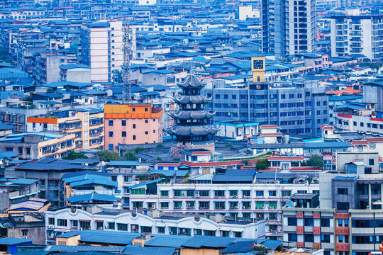 仁寿县县城建筑风光