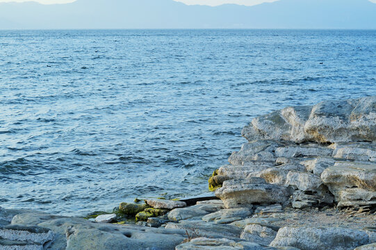 云南抚仙湖湖景