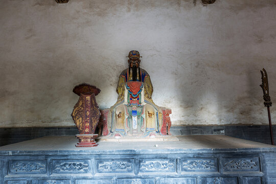 中国山西太原窦大夫祠风光