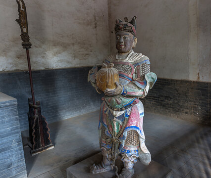 中国山西太原窦大夫祠风光