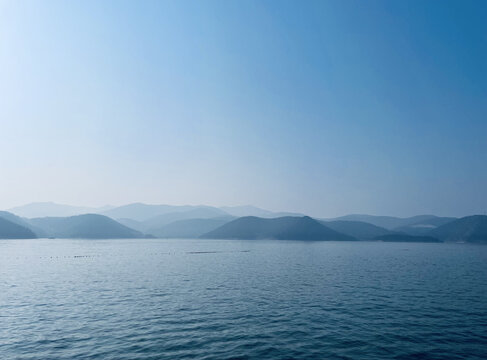 丹江水库山水风景