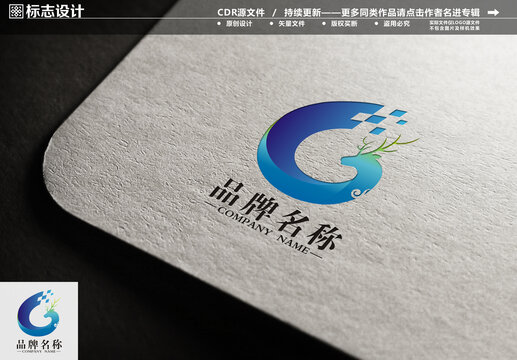 L字母鹿logo