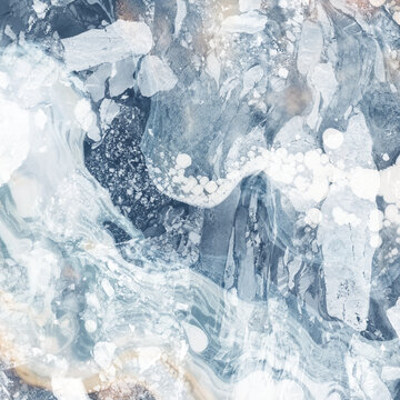 抽象蓝色流水纹复古高档大理石