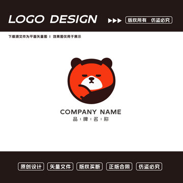 小熊logo标志