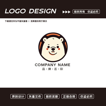 小熊logo标志